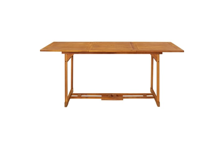 Puutarharuokapöytä 180x90x75 cm täysi akaasiapuu - Ruskea - Ruokapöydät & keittiön pöydät