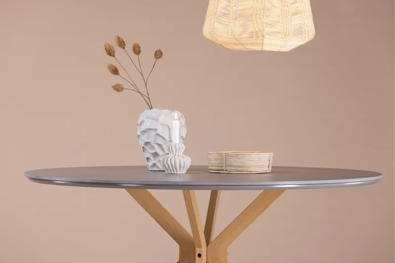 Pyöreä Ruokapöytä Piazza 120 cm - Harmaa - Huonekalut - Pöytä & ruokailuryhmä - Ruokapöydät & keittiön pöydät