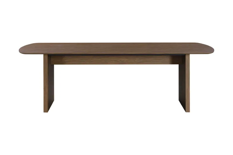 Richeto Ruokapöytä Savutammi 180 cm - Ruskea / Uritettu - Huonekalut - Pöytä & ruokailuryhmä - Ruokapöydät & keittiön pöydät