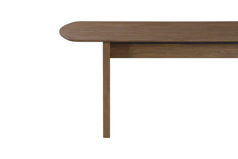 Richeto Ruokapöytä Savutammi 210 cm - Ruskea / Uritettu - Huonekalut - Pöytä & ruokailuryhmä - Ruokapöydät & keittiön pöydät