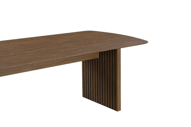 Richeto Ruokapöytä Savutammi 210 cm - Ruskea / Uritettu - Huonekalut - Pöytä & ruokailuryhmä - Ruokapöydät & keittiön pöydät