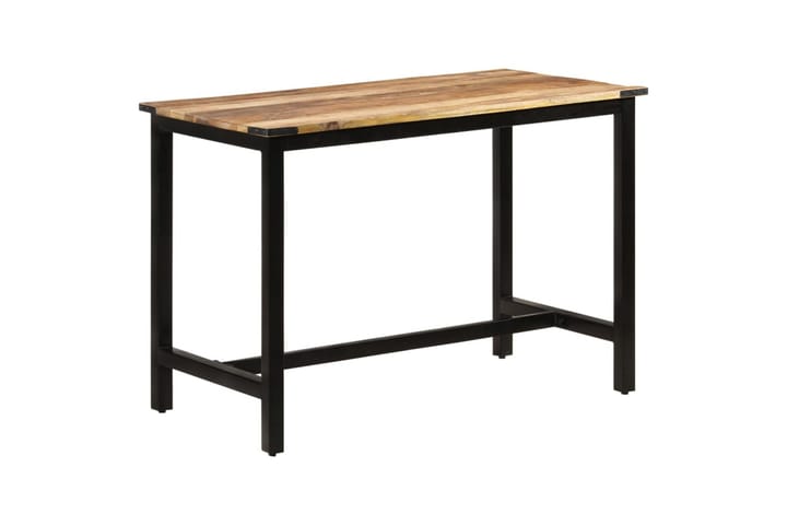 Ruokapöytä 110x60x76 cm täysi mangopuu - Ruskea - Ruokapöydät & keittiön pöydät