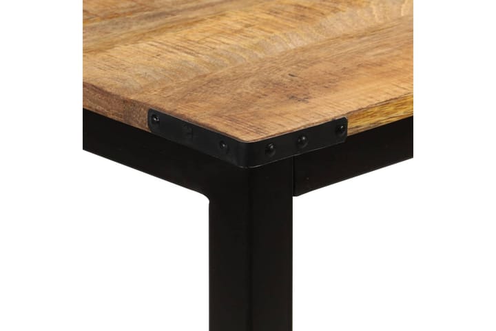 Ruokapöytä 110x60x76 cm täysi mangopuu - Ruskea - Ruokapöydät & keittiön pöydät