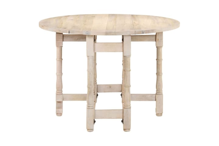 Ruokapöytä 110x76 cm Pyöreä Mango - Ruskea - Ruokapöydät & keittiön pöydät