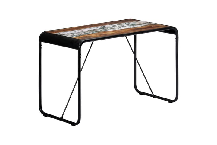 Ruokapöytä 118x60x76 cm täysi kierrätetty mangopuu - Monivärinen - Ruokapöydät & keittiön pöydät