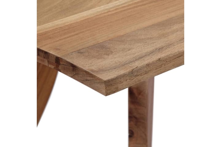 Ruokapöytä 120x58x76 cm täysi akaasiapuu - Ruskea - Ruokapöydät & keittiön pöydät