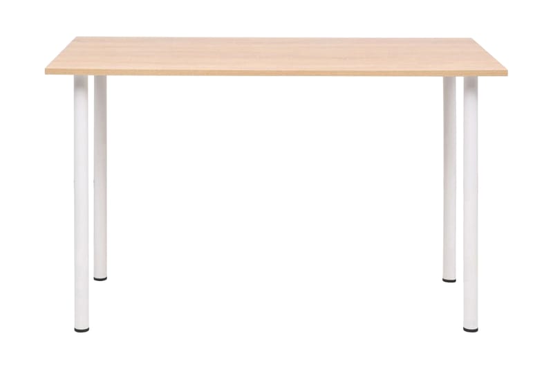 Ruokapöytä 120x60x73 cm tammi ja valkoinen - Ruskea - Huonekalut - Pöytä & ruokailuryhmä - Ruokapöydät & keittiön pöydät