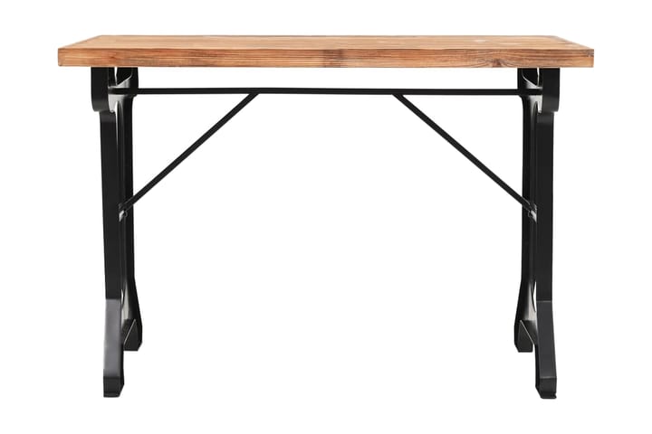 Ruokapöytä 122x65x82 cm kuusipuinen pöytälevy - Ruskea - Ruokapöydät & keittiön pöydät