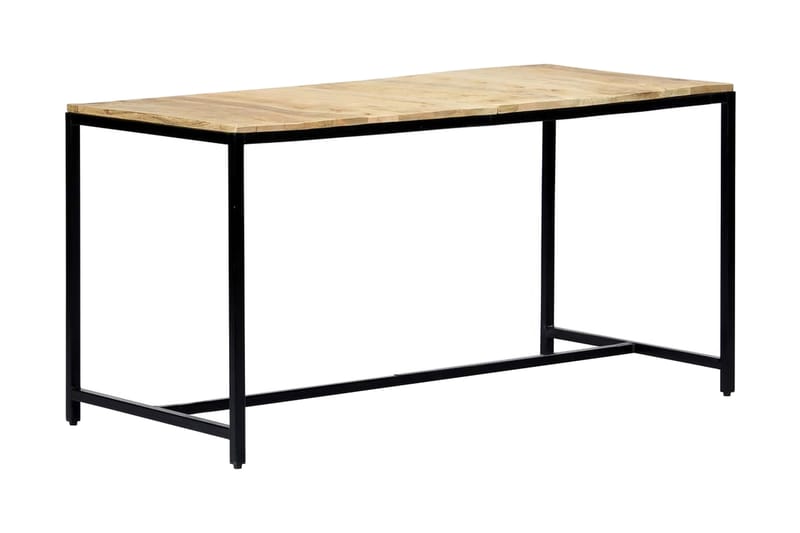 Ruokapöytä 140x70x75 cm karkea mangopuu - Ruskea - Huonekalut - Pöytä & ruokailuryhmä - Ruokapöydät & keittiön pöydät