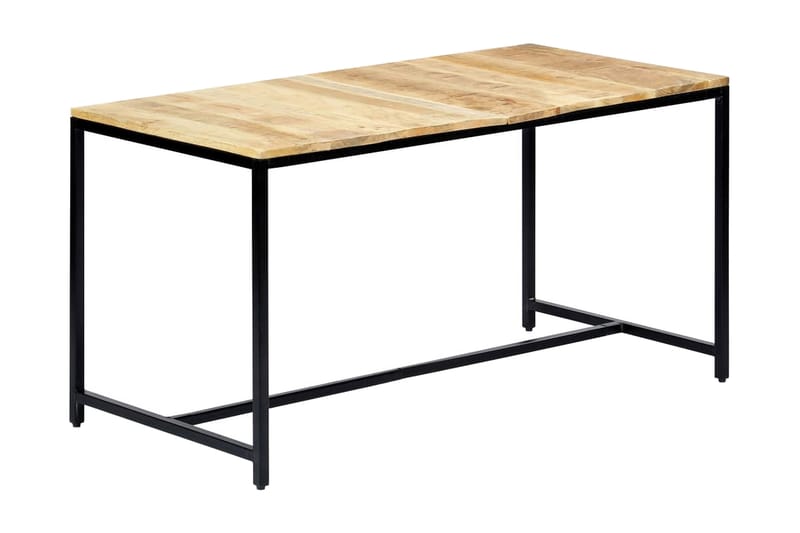 Ruokapöytä 140x70x75 cm karkea mangopuu - Ruskea - Huonekalut - Pöytä & ruokailuryhmä - Ruokapöydät & keittiön pöydät