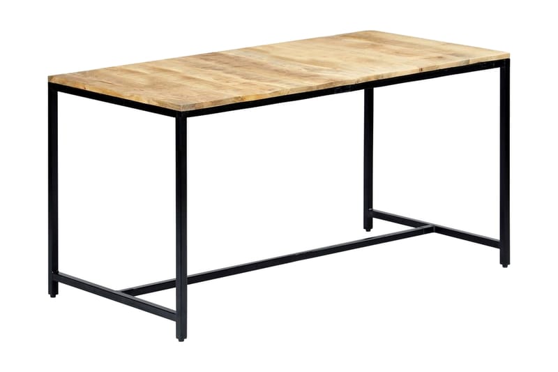 Ruokapöytä 140x70x75 cm karkea mangopuu - Ruskea - Huonekalut - Pöytä & ruokailuryhmä - Ruokapöydät & keittiön pöydät