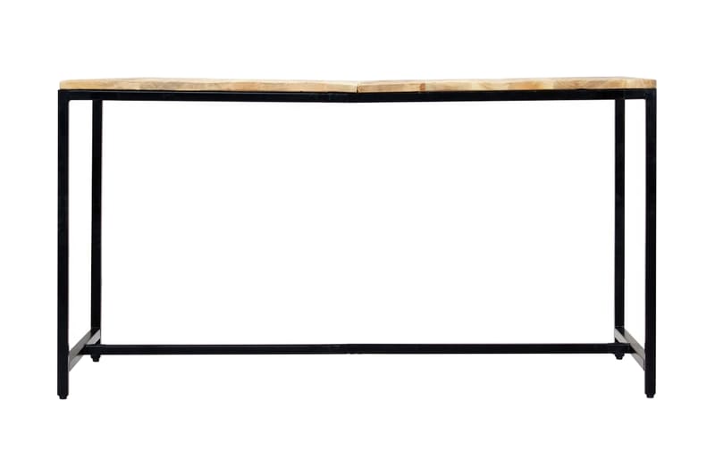 Ruokapöytä 140x70x75 cm karkea mangopuu - Ruskea - Huonekalut - Pöytä & ruokailuryhmä - Ruokapöydät & keittiön pöydät