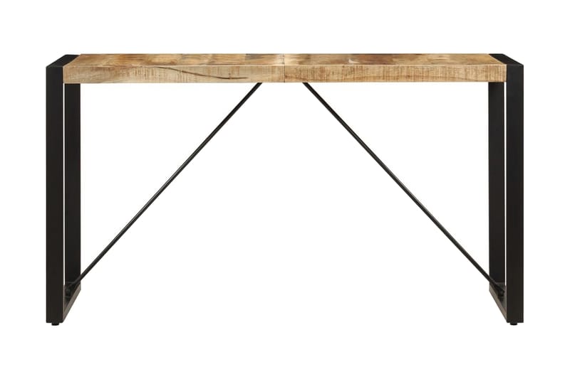 Ruokapöytä 140x70x75 cm mangopuu - Ruskea - Huonekalut - Pöytä & ruokailuryhmä - Ruokapöydät & keittiön pöydät