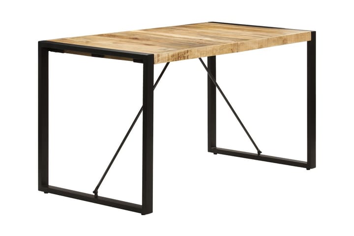 Ruokapöytä 140x70x75 cm mangopuu - Ruskea - Ruokapöydät & keittiön pöydät