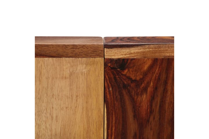 Ruokapöytä 140x70x75 cm seesampuu - Ruskea - Ruokapöydät & keittiön pöydät