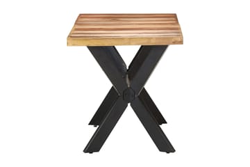 Ruokapöytä 140x70x75 cm täysi puu seesamviimeistelyllä - Ruskea - Huonekalut - Pöytä & ruokailuryhmä - Ruokapöydät & keittiön pöydät