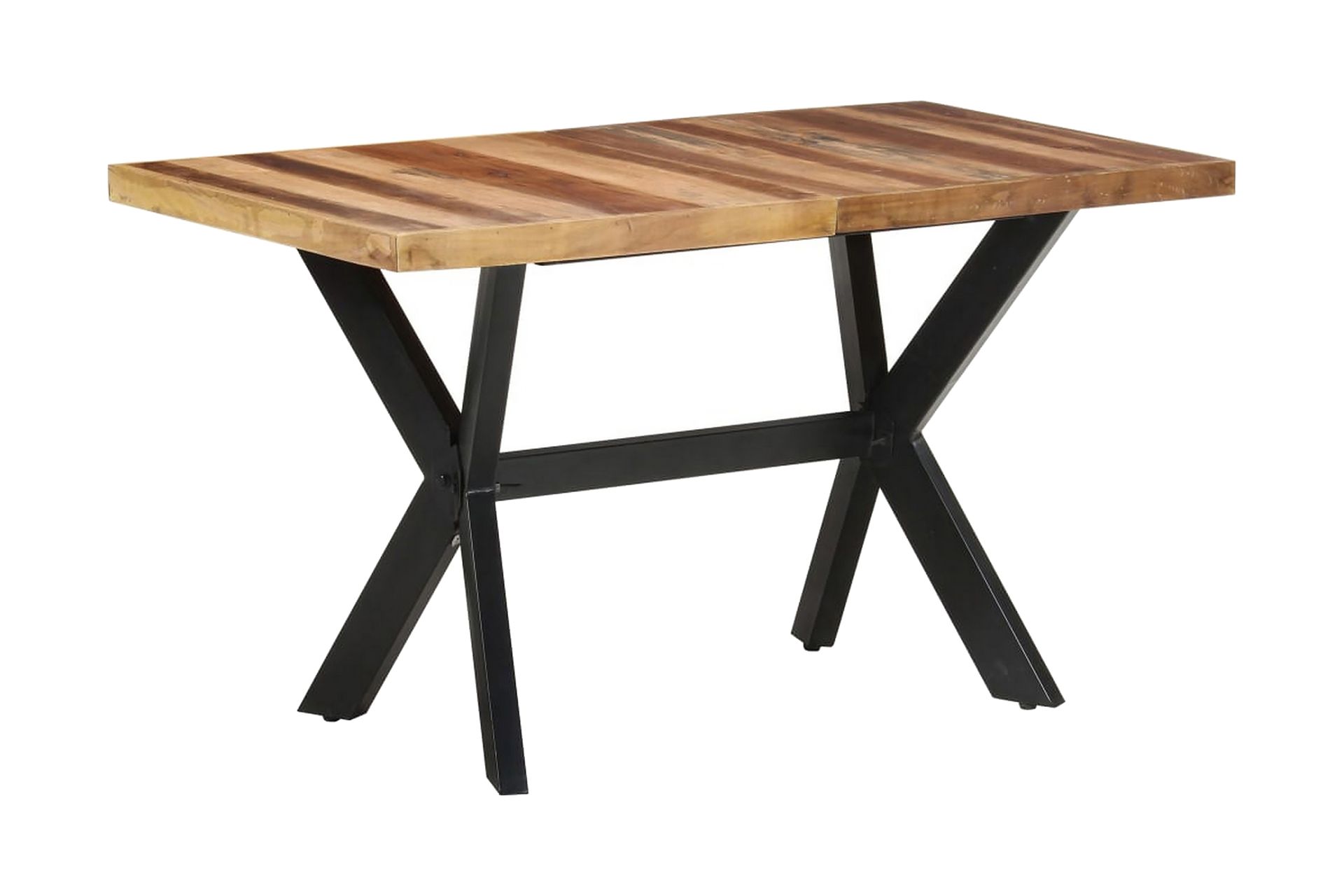Ruokapöytä 140x70x75 cm täysi puu seesamviimeistelyllä - Ruskea - Huonekalut - Pöytä & ruokailuryhmä - Ruokapöydät & keittiön pöydät
