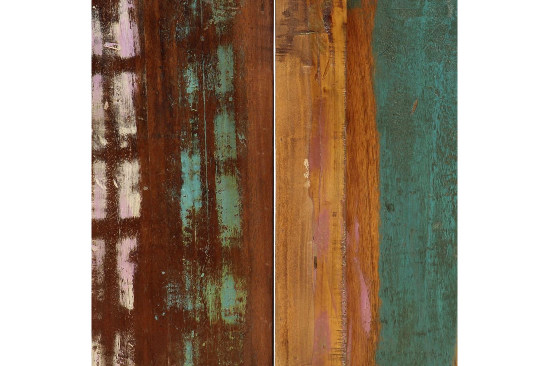 Ruokapöytä 140x70x75 cm uusiokäytetty puu - Monivärinen - Huonekalut - Pöytä & ruokailuryhmä - Ruokapöydät & keittiön pöydät
