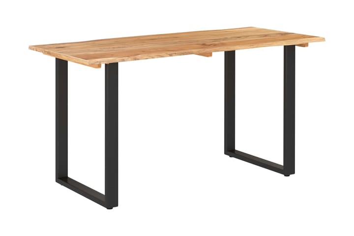 Ruokapöytä 140x70x76 cm täysi akaasiapuu - Ruskea - Ruokapöydät & keittiön pöydät