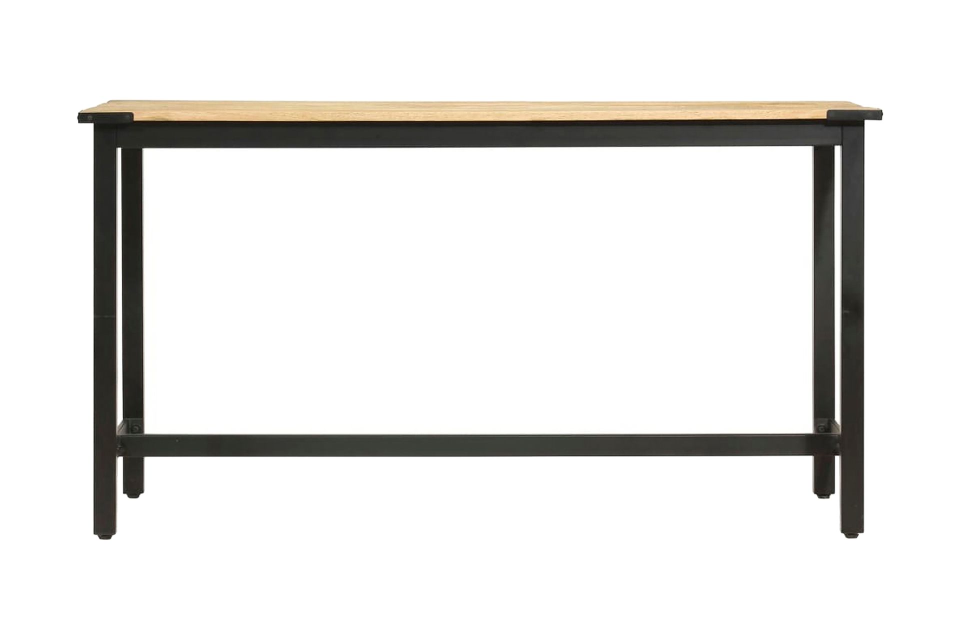 Ruokapöytä 140x70x76 cm täysi karkea mangopuu - Ruskea - Huonekalut - Pöytä & ruokailuryhmä - Ruokapöydät & keittiön pöydät