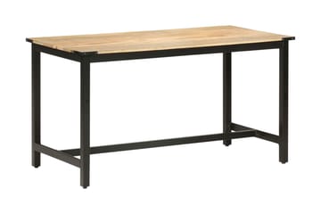 Ruokapöytä 140x70x76 cm täysi karkea mangopuu - Ruskea - Huonekalut - Pöytä & ruokailuryhmä - Ruokapöydät & keittiön pöydät