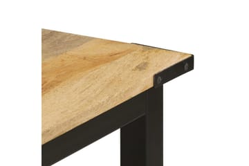 Ruokapöytä 140x70x76 cm täysi karkea mangopuu - Ruskea - Huonekalut - Pöytä & ruokailuryhmä - Ruokapöydät & keittiön pöydät