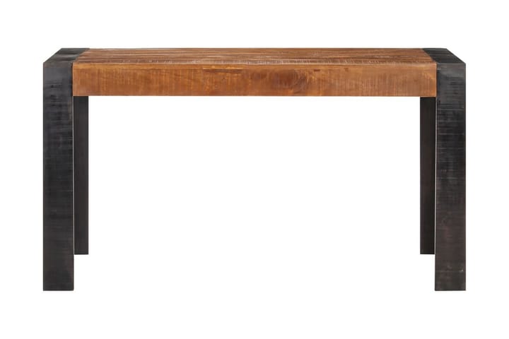 Ruokapöytä 140x70x76 cm täysi karkea mangopuu - Ruskea - Ruokapöydät & keittiön pöydät