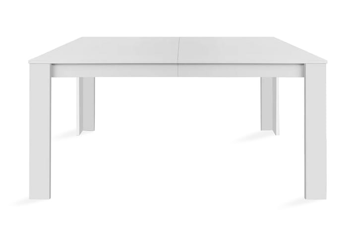 Ruokapöytä 140x80x75 cm valkoinen - Valkoinen - Ruokapöydät & keittiön pöydät