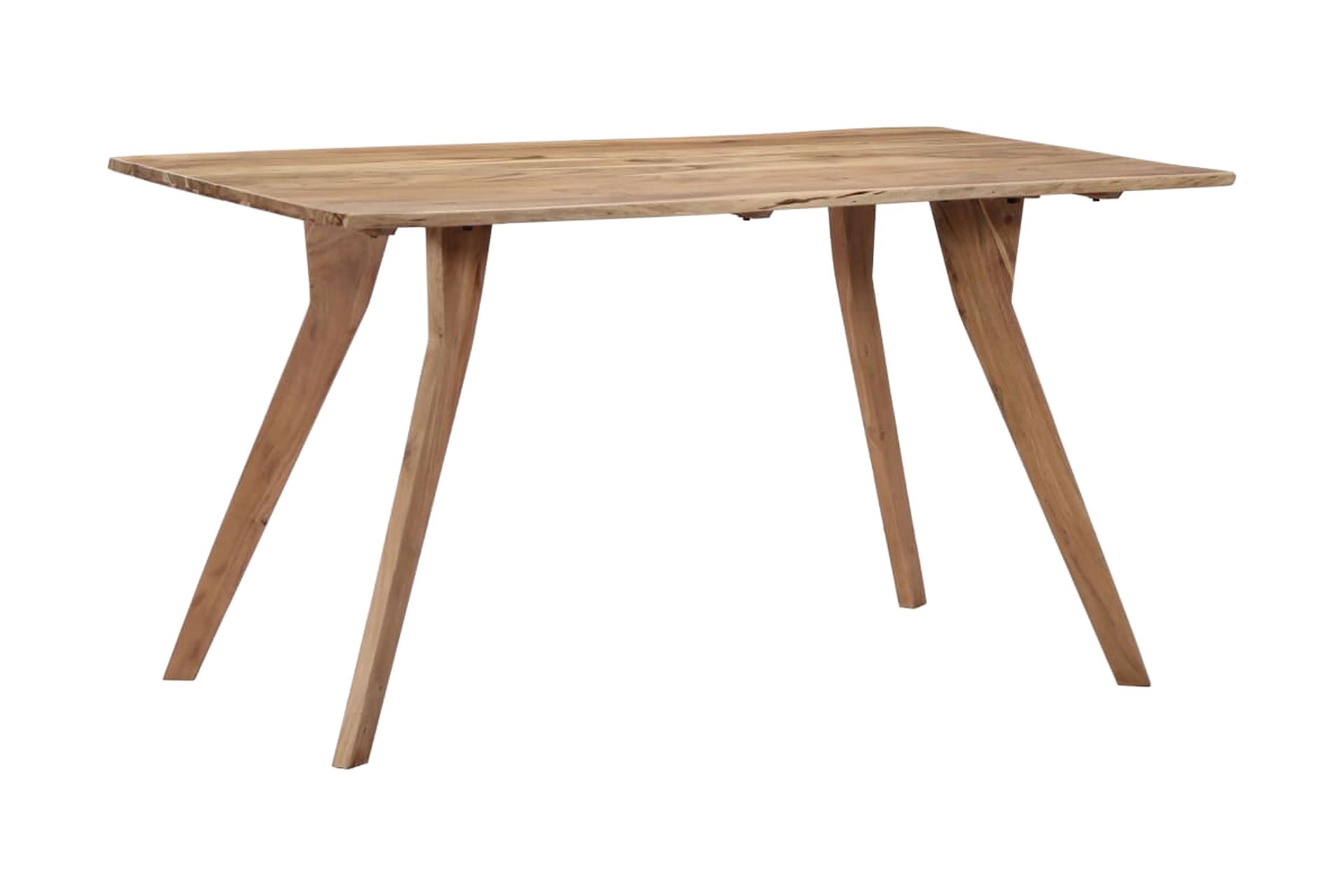 Ruokapöytä 140x80x76 cm akaasiapuu - Ruskea - Huonekalut - Pöytä & ruokailuryhmä - Ruokapöydät & keittiön pöydät
