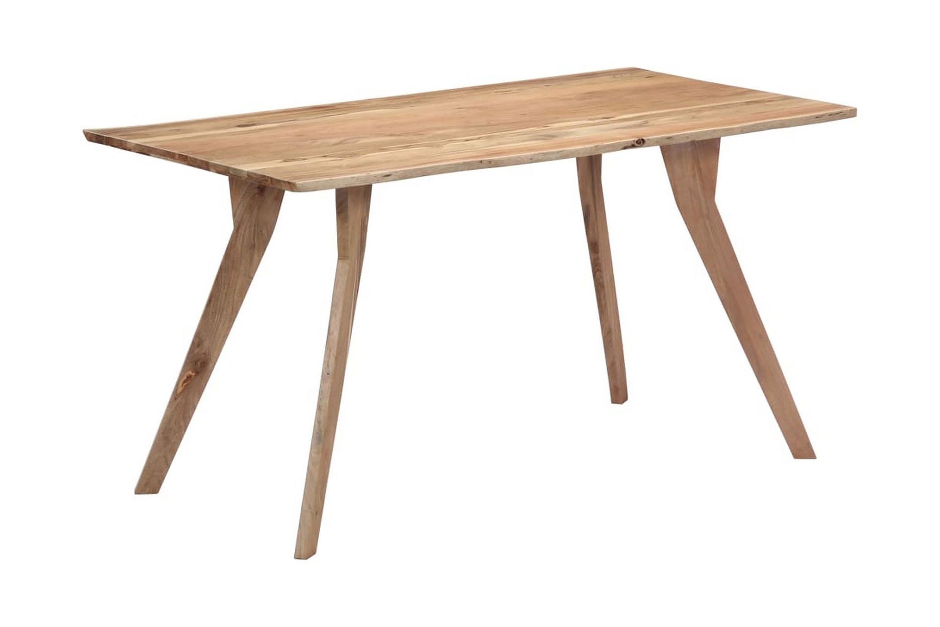 Ruokapöytä 140x80x76 cm akaasiapuu - Ruskea - Huonekalut - Pöytä & ruokailuryhmä - Ruokapöydät & keittiön pöydät