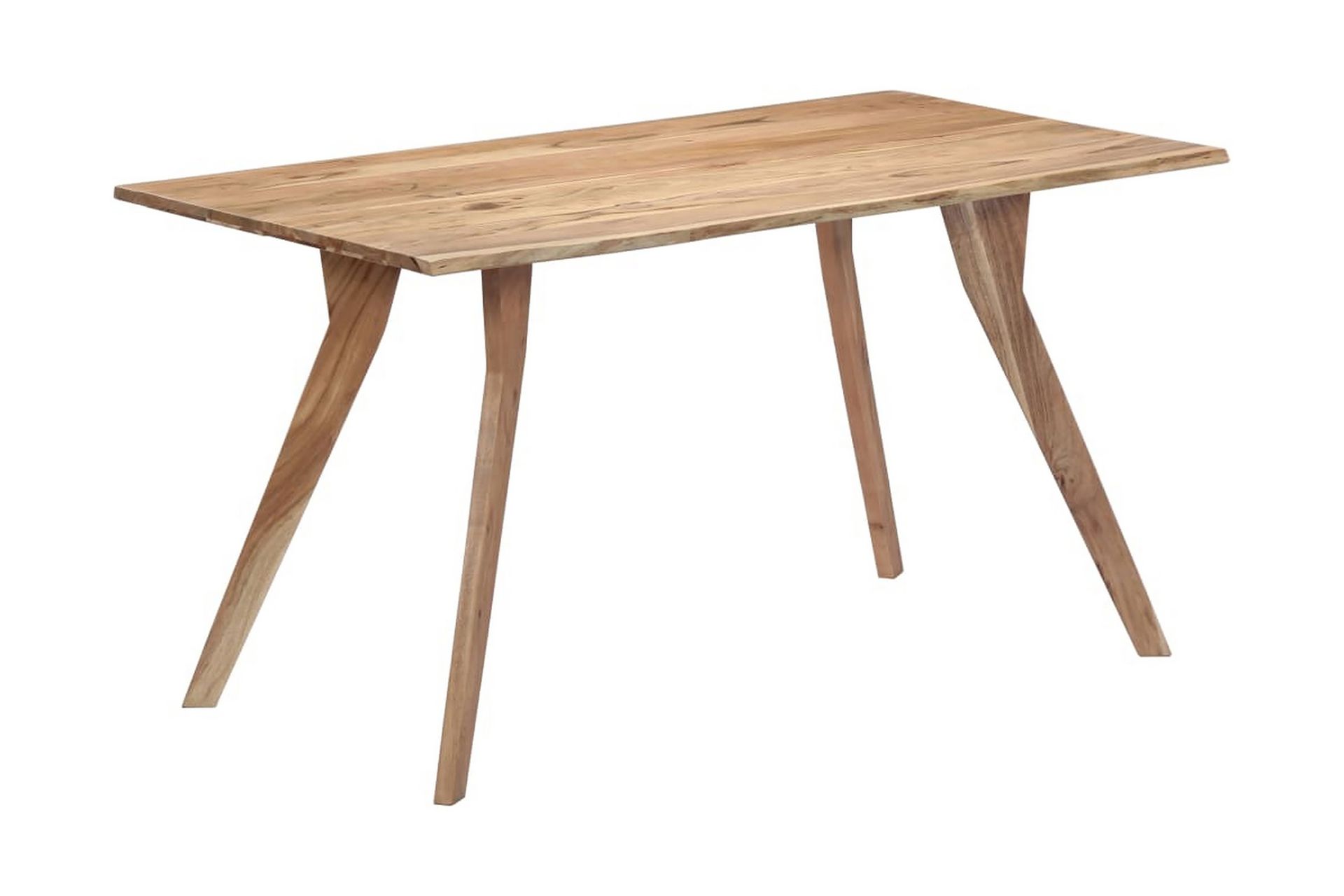Ruokapöytä 140x80x76 cm akaasiapuu - Ruskea - Huonekalut - Pöytä & ruokailuryhmä - Ruokapöydät & keittiön pöydät