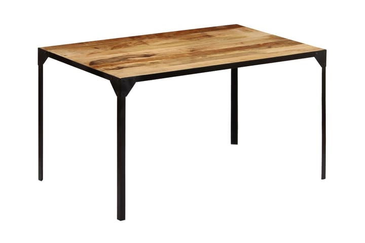 Ruokapöytä 140x80x76 cm mangopuu - Ruskea - Ruokapöydät & keittiön pöydät