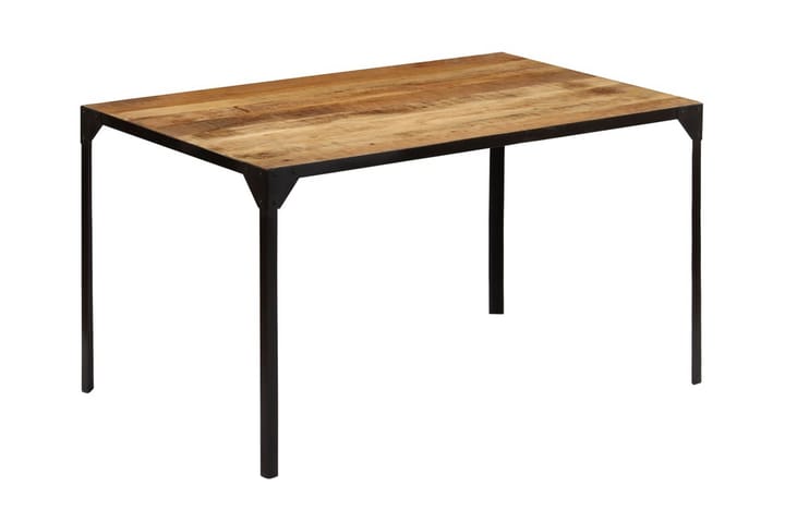 Ruokapöytä 140x80x76 cm mangopuu - Ruskea - Ruokapöydät & keittiön pöydät