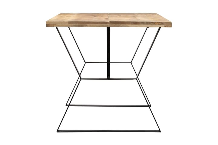 Ruokapöytä 140x80x76 cm täysmangopuu - Ruskea - Ruokapöydät & keittiön pöydät