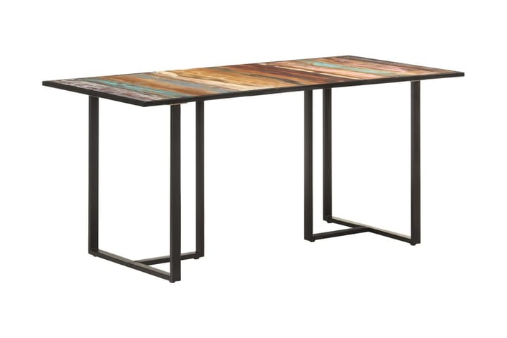 Ruokapöytä 160 cm kierrätetty täyspuu - Ruskea - Ruokapöydät & keittiön pöydät
