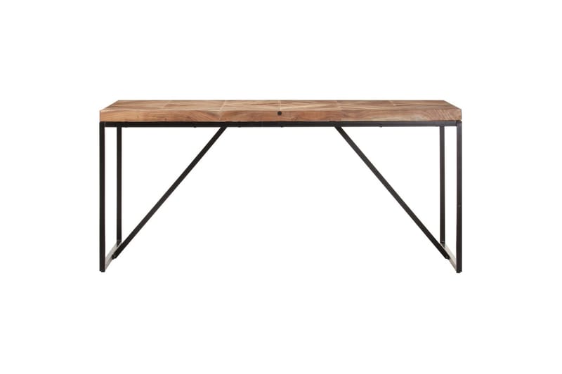 Ruokapöytä 160x70x76 cm täysi akaasia- ja mangopuu - Ruskea - Huonekalut - Pöytä & ruokailuryhmä - Ruokapöydät & keittiön pöydät