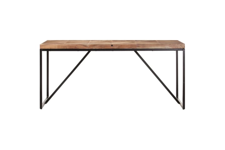 Ruokapöytä 160x70x76 cm täysi akaasia- ja mangopuu - Ruskea - Ruokapöydät & keittiön pöydät