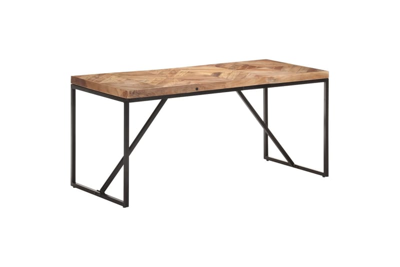 Ruokapöytä 160x70x76 cm täysi akaasia- ja mangopuu - Ruskea - Huonekalut - Pöytä & ruokailuryhmä - Ruokapöydät & keittiön pöydät