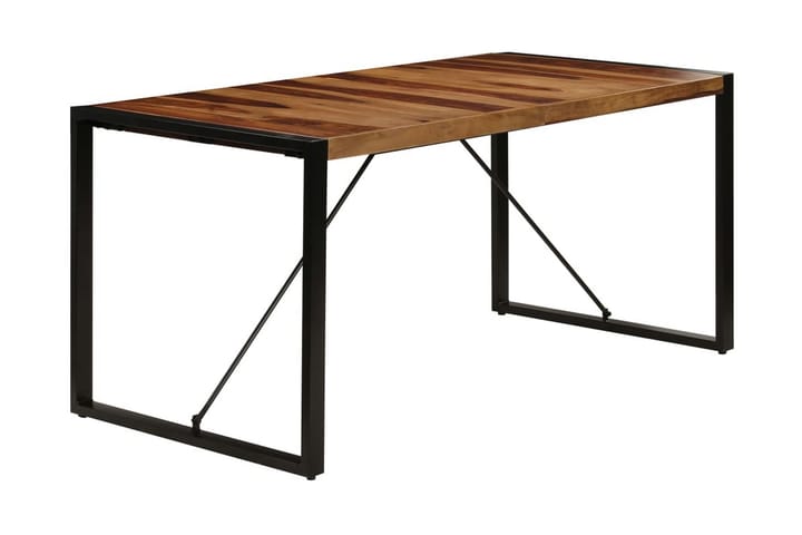 Ruokapöytä 160x80x75 cm seesampuu - Ruskea - Ruokapöydät & keittiön pöydät
