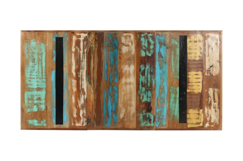 Ruokapöytä 160x80x76 cm kierrätetty täyspuu - Monivärinen - Huonekalut - Pöytä & ruokailuryhmä - Ruokapöydät & keittiön pöydät