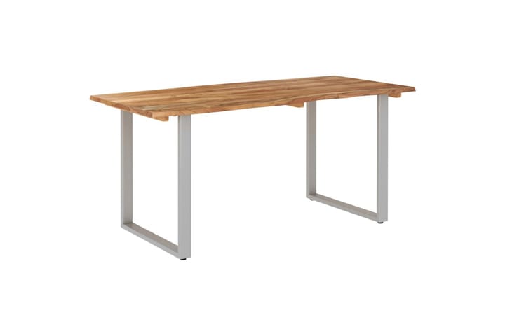 Ruokapöytä 160x80x76 cm täysi akaasiapuu - Ruskea - Ruokapöydät & keittiön pöydät