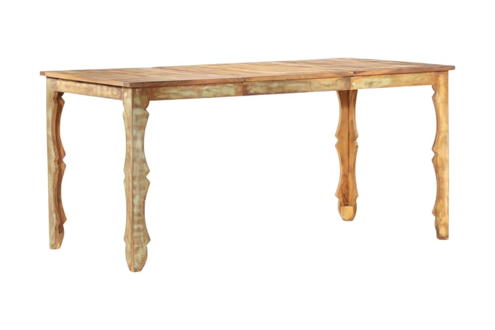 Ruokapöytä 160x80x76 cm täysi kierrätetty puu - Ruskea - Ruokapöydät & keittiön pöydät