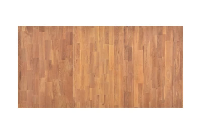 Ruokapöytä 180x90x74 cm täysi tammi - Harmaa - Huonekalut - Pöytä & ruokailuryhmä - Ruokapöydät & keittiön pöydät
