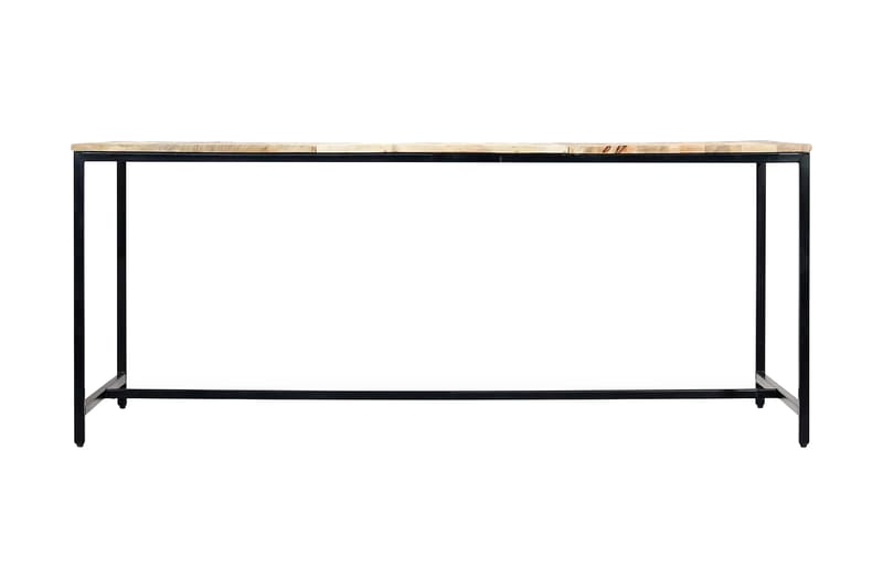 Ruokapöytä 180x90x75 cm karkea mangopuu - Ruskea - Huonekalut - Pöytä & ruokailuryhmä - Ruokapöydät & keittiön pöydät