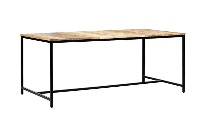 Ruokapöytä 180x90x75 cm karkea mangopuu - Ruskea - Huonekalut - Pöytä & ruokailuryhmä - Ruokapöydät & keittiön pöydät