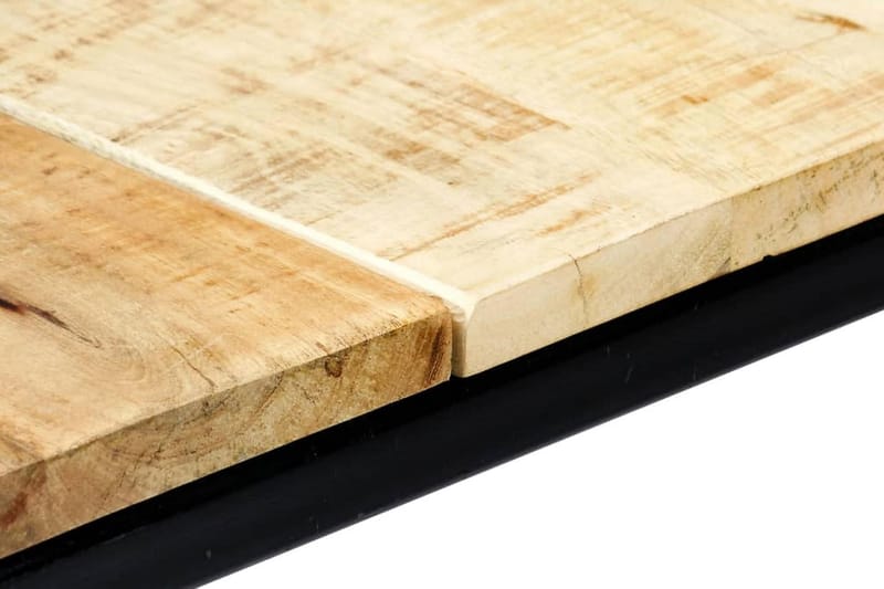 Ruokapöytä 180x90x75 cm karkea mangopuu - Ruskea - Huonekalut - Pöytä & ruokailuryhmä - Ruokapöydät & keittiön pöydät