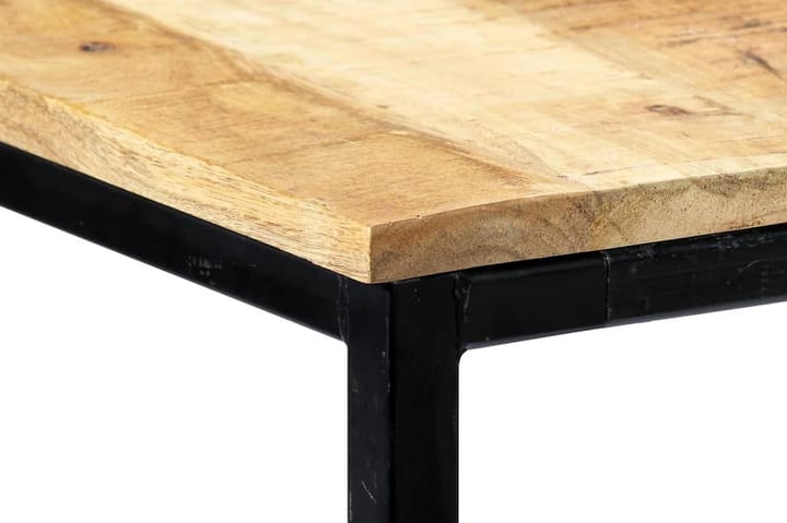 Ruokapöytä 180x90x75 cm karkea mangopuu - Ruskea - Ruokapöydät & keittiön pöydät