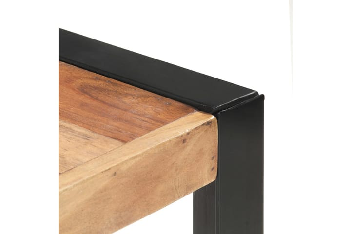 Ruokapöytä 180x90x75 cm täysi puu seesamviimeistelyllä - Ruskea - Ruokapöydät & keittiön pöydät