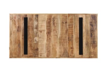 Ruokapöytä 180x90x76 cm karkea mangopuu - Ruskea - Huonekalut - Pöytä & ruokailuryhmä - Ruokapöydät & keittiön pöydät