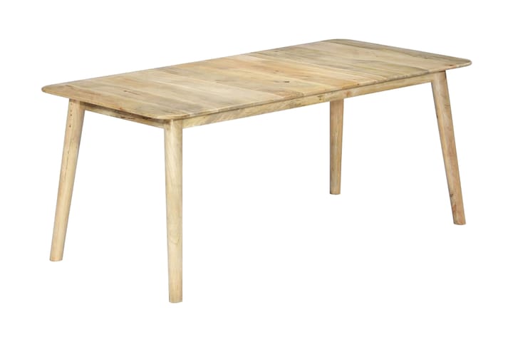 Ruokapöytä 180x90x76 cm mangopuu - Ruskea - Ruokapöydät & keittiön pöydät